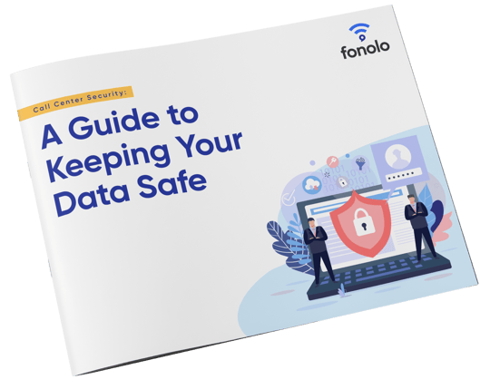 Call Center Security A Guide to Keeping Your Data Safety-Angled Cover