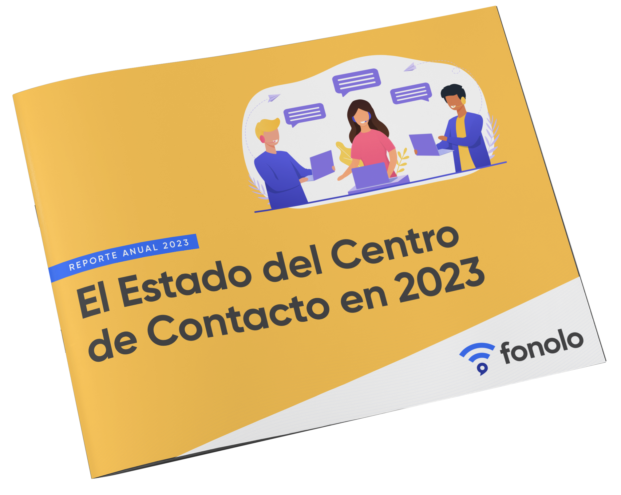 State of the Contact Center 2023-Angled Cover-ESP