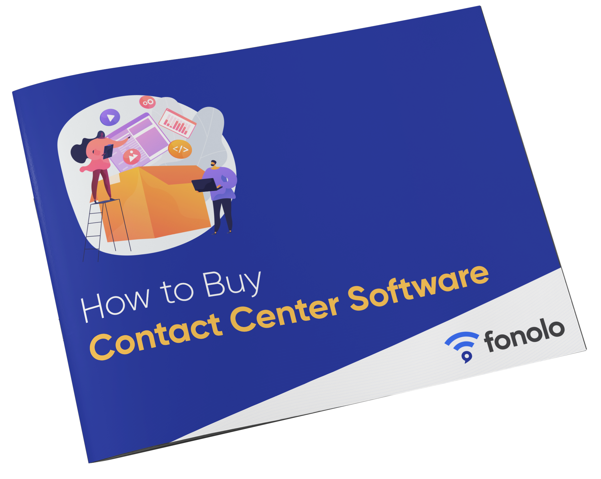 How to Buy Call Center Software-Angled Cover